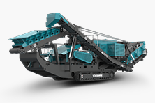 Front view of VCC Mobile Cone Crushing