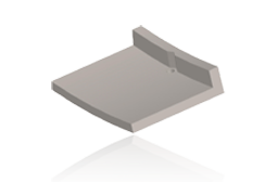 Lower impact plate accessory drawing
