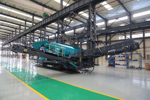 Crawler Raw Material Screening Station
